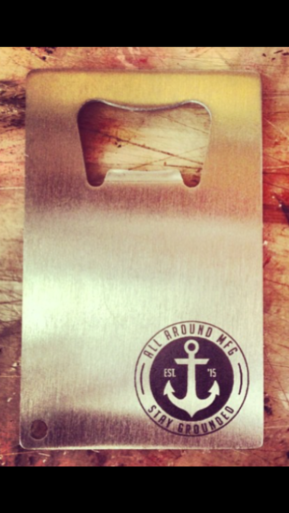 Credit card bottle opener